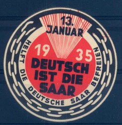 662600: Third Reich Propaganda, Saar plebiscite,