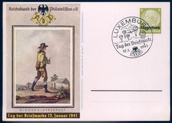 640: German Occupation World War II Luxembourg - Postal stationery