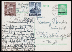 640: German Occupation World War II Luxembourg - Postal stationery