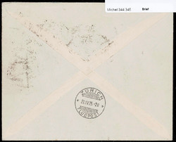 Bremen 19.4.1925. Flugpostbrief befördert mit dem Erstflug Deutsche ...