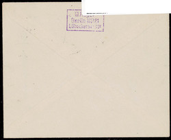 Berlin 21.3.1927. Erstflug Berlin-Prag. Einschreibebrief mit seltenem ...