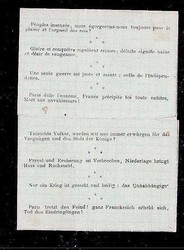 France 1870. Ballon Monte unused preprinted folded letter for sue ...