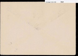 Bizone, Exportmessesatz auf  FDC.