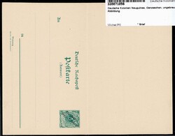 Deutsche Kolonien Neuguinea, Ganzsachen, ungebraucht, Details siehe ...