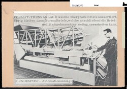 10Pf Dürer Blanko auf Umschlag (Automationsversuchsbrief des ...