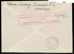 Nürnberg 23.1.1935, Luftpostbrief nach Berlin, über Nürnberg ...