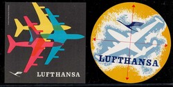 Lufthansa, 2 verschiedene Aufkleber