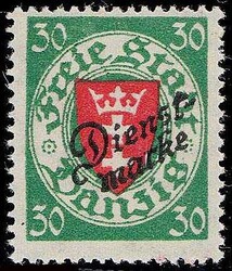 340: Danzig - Official stamps