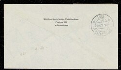 Katwijk an den Rijn 24.01.1935, Raketenpost Beleg der Rakete ...