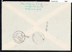 20+10Pf Grimms Märchen 1960 im Eckrand Viererblock auf Eilboten ...