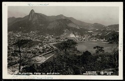 Rio de Janeiro 31.7.1934, Luftpostkarte via Condor/Lufthansa über ...