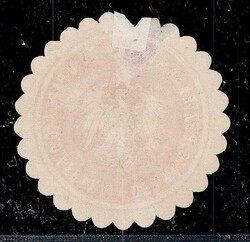 Der Kaiser. Bezirksamtmann zu Mpapua D.O. Afrika. Runde Siegelmarke, ...