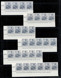 Österreich Bauwerke 70gr. 22 verschiedene Eckrandstücke mit ...