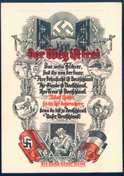 662600: Third Reich Propaganda, SAAR plebiscite,