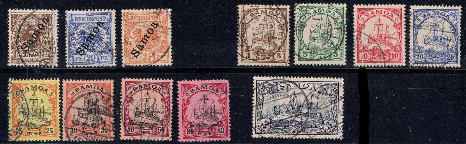 Kleines Lot Samoa. Sehr saubere Qualität mit einigen besseren Werten ...