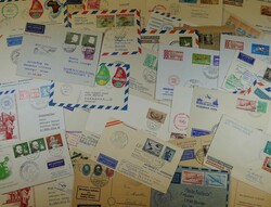7690: Sammlungen und Posten Zeppelin und Luftpost - Briefe Posten