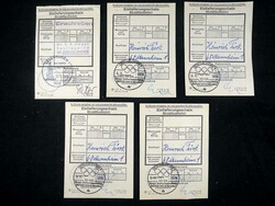 Toller POsten von 26 Belegen mit Sonder-Einschreibezettel. Dabei 2x ...