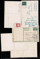 Prinzregent Luitpold. 5 Postkarten, meist zum 80. Geburtstag