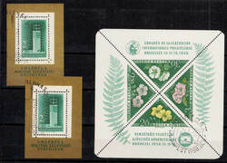 UNGARN. Posten gestempelter Blocks ab circa 1958. Dabei bessere ...