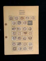 Österreich. Kleiner Posten Portomarken auf Albumseiten mit besseren ...