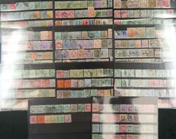 INDIEN und Indische Staaten. Posten Marken auf Steckkarten. Alles ...