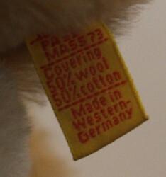 STEIFF-TEDDYBÄR, Classic Replica v. 1909, Knopf im Ohr #0165/38, ...