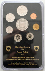 1989 KMS 1 Rp. - 5 Franken PP in Hartplastik (diese eingerissen)  ...