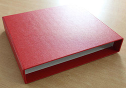 SCHUTZKASSETTE MOROCCO, 712-2 hellrot, genarbt, strapazierfähig, ...