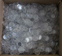 MÜNZKAPSELN über 1 Kg Kiloware ganze Schachtel voll mit hunderten ...