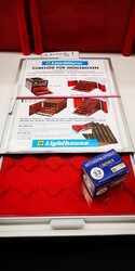 LEUCHTTURM MÜNZBOX 30 FÄCHER FÜR CAPS 33 (Best.335325), grau für ...