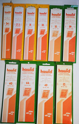 HAWID Klemmstreifen, 10 Packungen glasklar, von 24-52, OVP NP ca. ...