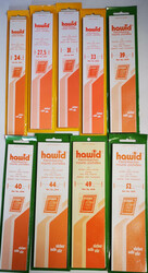 HAWID Klemmstreifen, 9 Packungen glasklar, von 24-52, OVP NP > ...