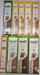 HAWID Klemmstreifen, 9 Packungen schwarz, von 16-52, OVP NP ca. 80€ ...