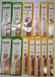 HAWID Klemmstreifen, 13 Packungen schwarz, von 21-52, OVP NP ca. ...