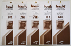 HAWID Klemmstreifen, 5 Packungen schwarz, von 58d-82d, OVP NP ca. ...