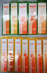 HAWID Klemmstreifen, 12 Packungen klar, von 21-52, OVP NP ca. 106€, ...