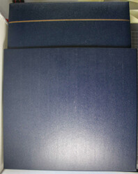 RINGBINDERSET MOROCCO blau m. Schuber, neuwertig, NP 69,90€, dazu ...