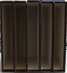 SCHUTZKASSETTE SKAI rotbraun (Best. ?), 5 Stk., neuwertiger Zustand, ...