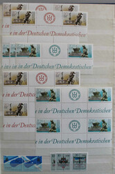 ZUSAMMENDRUCKE 1955-1990 reichhaltiger postfr. Bestand, fast nur ...