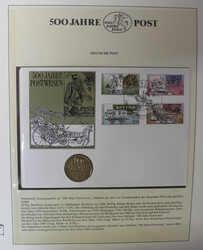 500 JAHRE POST, 4-bändige ABO-Sammlung von Sieger aus dem ...
