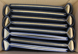 BIELLA, 8 dunkelblaue Klemmbinder des schweizer Herstellers, gute ...