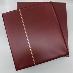 RINGBINDERSET SKAI weinrot m. Schuber, gute gebrauchte Erhaltung, ...