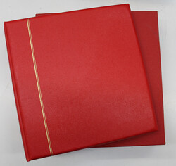 RINGBINDERSET MOROCCO hellrot m. Schuber, gute gebrauchte Erhaltung, ...