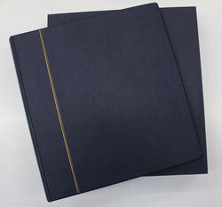 RINGBINDERSET MOROCCO blau m. Schuber, gute gebrauchte Erhaltung, ...