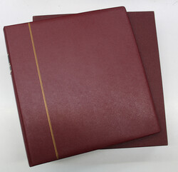 RINGBINDERSET MOROCCO weinrot m. Schuber, gute gebrauchte Erhaltung, ...