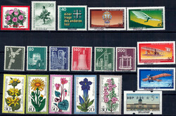 MUSTERMARKEN tolles Lot m. 19 Werten m. "Muster"-Stpl., u.a. auch 5 ...