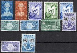1954-1960 postfr. Luxus-Lot, dazu noch Dienst 1/18 u. P 13/16  ...