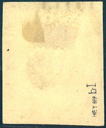 15 C a. 15 Pf Germania in bester Type a. Luxus-Bfstck. m. Wellenstpl. ...