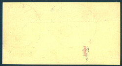 2 F 50 C a. 2 M Freimarke v. li.Rand a. Luxus-Bfstck. Löwen-Leuven m ...