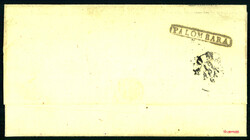 2 Baj a. Faltbriefhülle v. TIVOLI (K2), rs. Ra1 PALOMBARA n. Rom ...